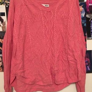 Pink sweater